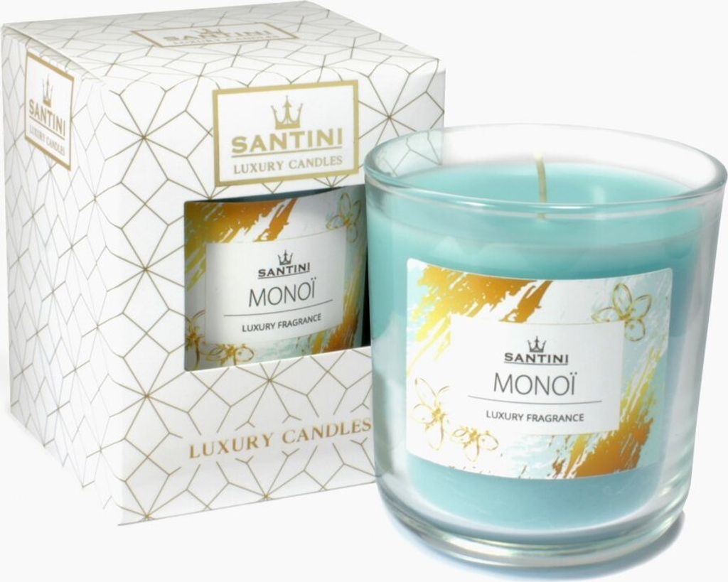 Luxuskerze Santini - Monoï, 200g