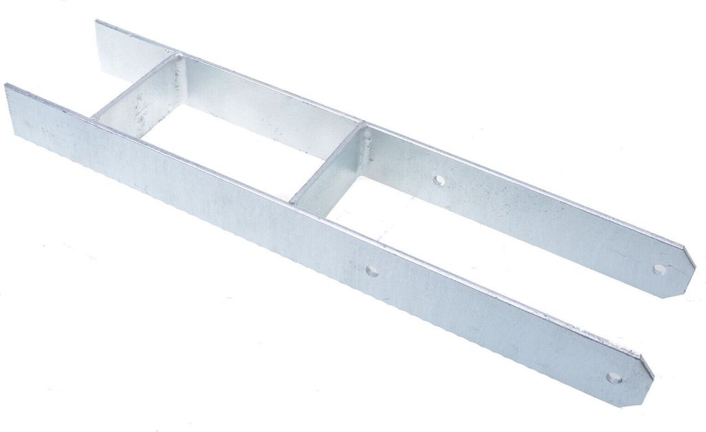 Aqbau Pfostenträger H-Anker H-Stützen Pfostenanker H Pro 140 x 600mm
