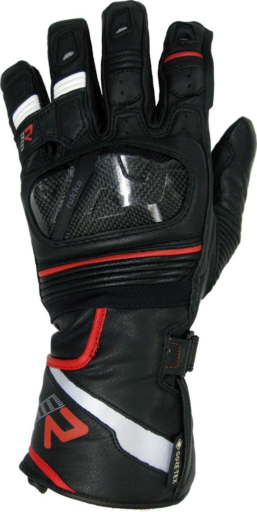 Rukka Imatra 2.0 Gore-Tex Motorradhandschuhe, schwarz/rot, 13