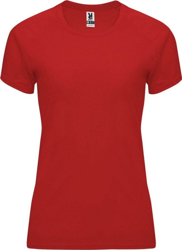 Roly - "Bahrain" T-Shirt für Damen - Sport kurzärmlig PF4340 (M) (Rot)