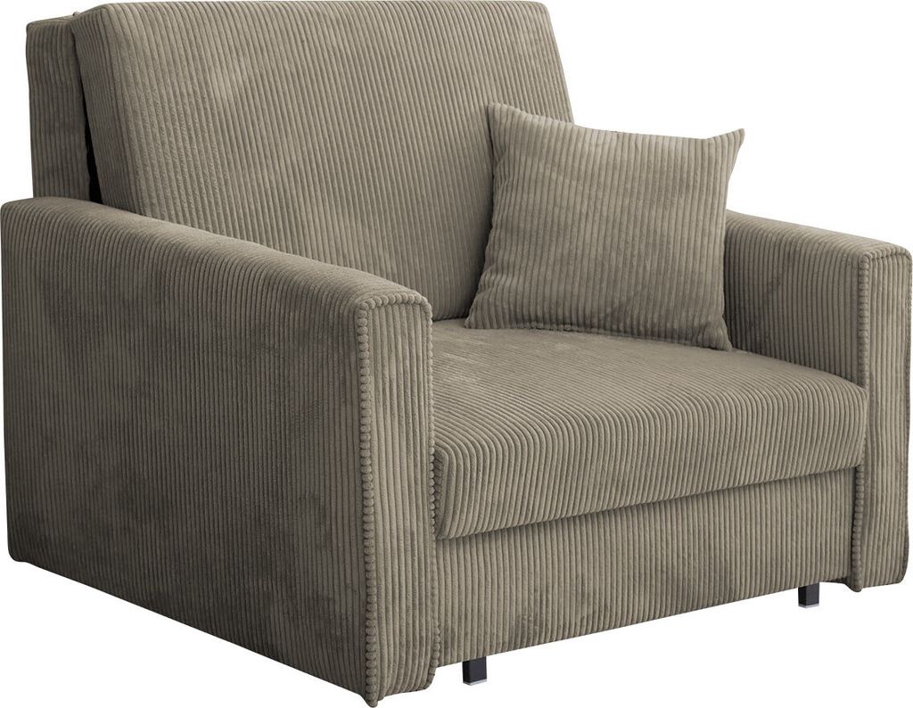 MIRJAN24 Schlafsofa Sofa Viva Bis Premium I mit Schlaffunktion und Bettkasten, Polstercouch, Stilvoll Polstersofa vom Hersteller (Farbe: Poso 02)