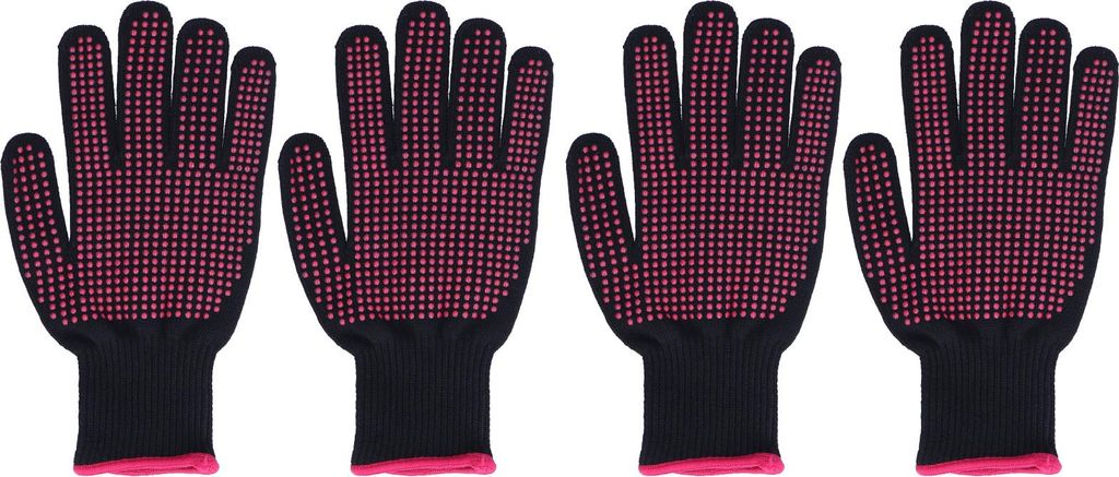 Stück hitzebeständige Handschuhe, hochtemperaturbeständige Verbrühungsschutzhandschuhe mit Silikonnoppen