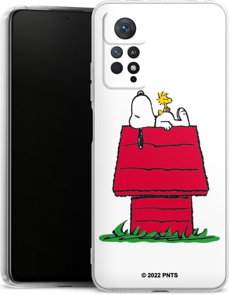DeinDesign Handyhülle für Xiaomi Redmi Note 11 Pro 5G Silikon Hülle Case Smartphone Schutzhülle Offizielles Lizenzprodukt Peanuts Snoopy