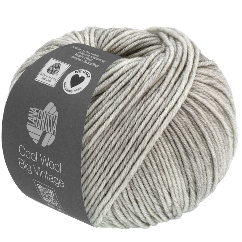 Lana Grossa Cool Wool Big VINTAGE 50 g Ton-in-Ton gefärbte Produktbild 