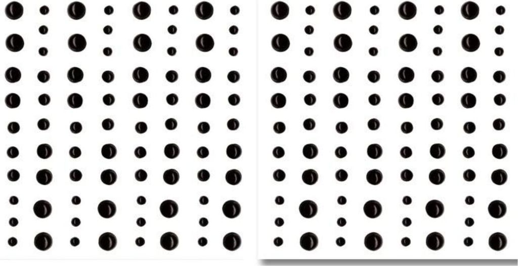 160 schwarze Klebeperlen