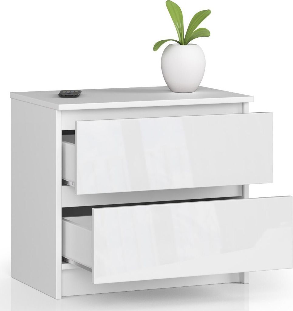 Luxus Kommode Weiss Hochglanz 60 Cm Breit Ebenbild