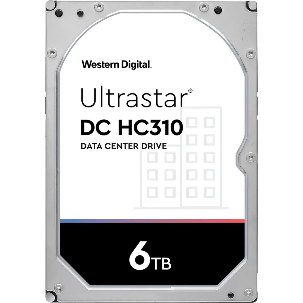 Stockage haute capacité 6 To WD Ultrastar DC HC310 pour serveur NAS