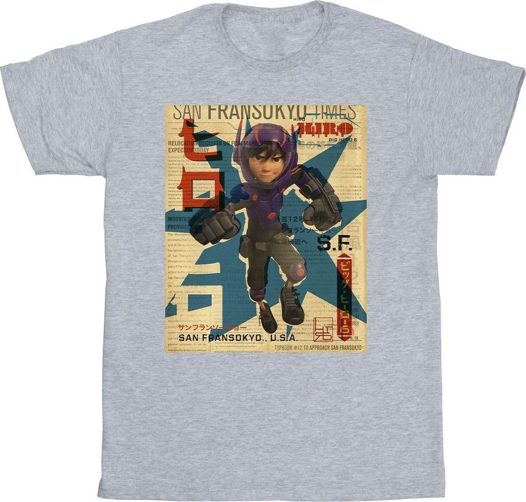 Disney - "Big Hero 6" T-Shirt für Herren BI49344 (3XL) (Grau)