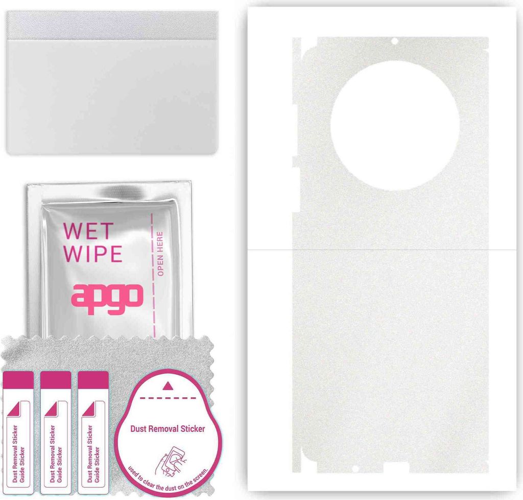 apgo Rückseite + Seiten Schutzfolie, Skin, kompatibel mit Huawei Mate X3, Hinten Displayschutzfolie aus Vinylfolie, kratzfest, einfache Montage - ...