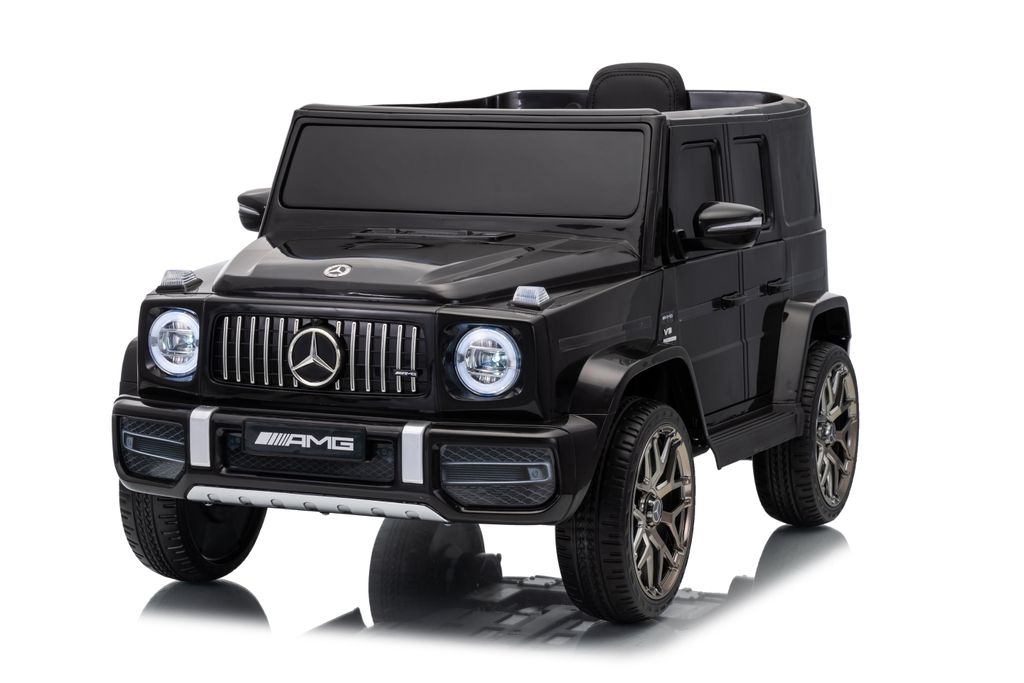 Mercedes-Benz G63 G-klasse Kinderauto Kinderfahrzeug Kinder Elektroauto 12V Bluetooth (Schwarz)