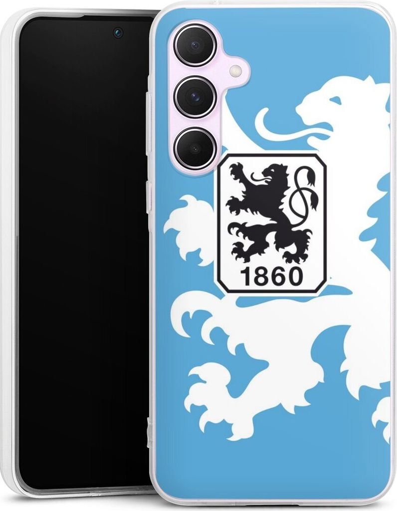 DeinDesign Handyhülle für Samsung Galaxy A55 5G Silikon Hülle Case Smartphone Schutzhülle Offizielles Lizenzprodukt TSV 1860 München Wappen