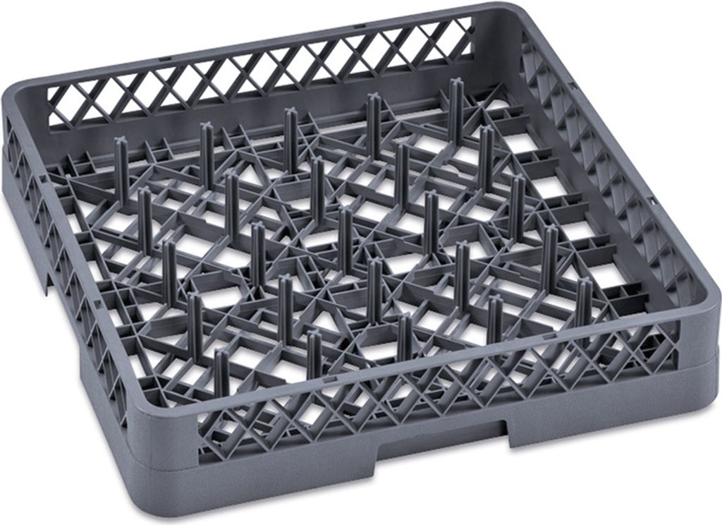 6x Tellerkorb Tablettkorb Spülmaschinenkorb 25 Finger Gastro, 50 x 50 x 10 cm, Dish Rack 98