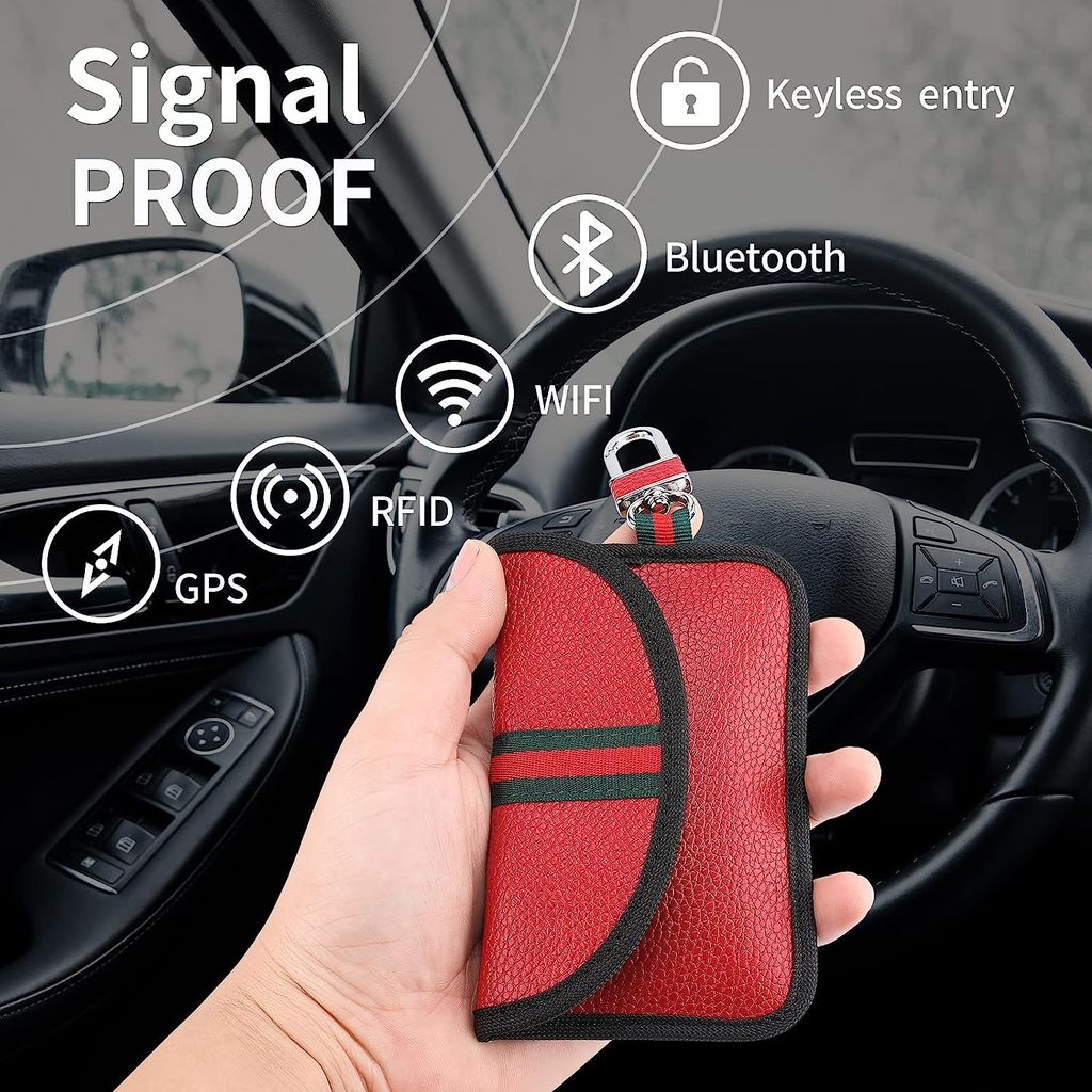 Keyless Go Schutz Autoschlüssel Tasche RFID Signal Blocker