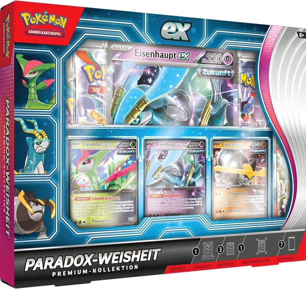 A product box for a Pokemon trading card game collection.