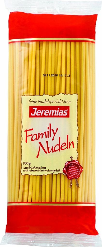 Jeremias Makkaroni Classic Frischei Family Nudeln 500g 4er Pack