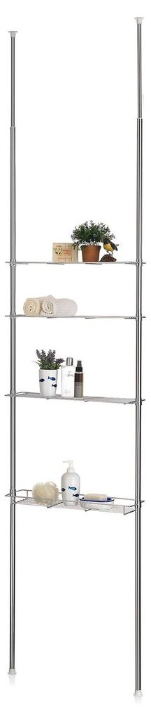 CARO-Möbel Teleskop Badregal DUNJA Standregal Allzweckregal Produktbild 
