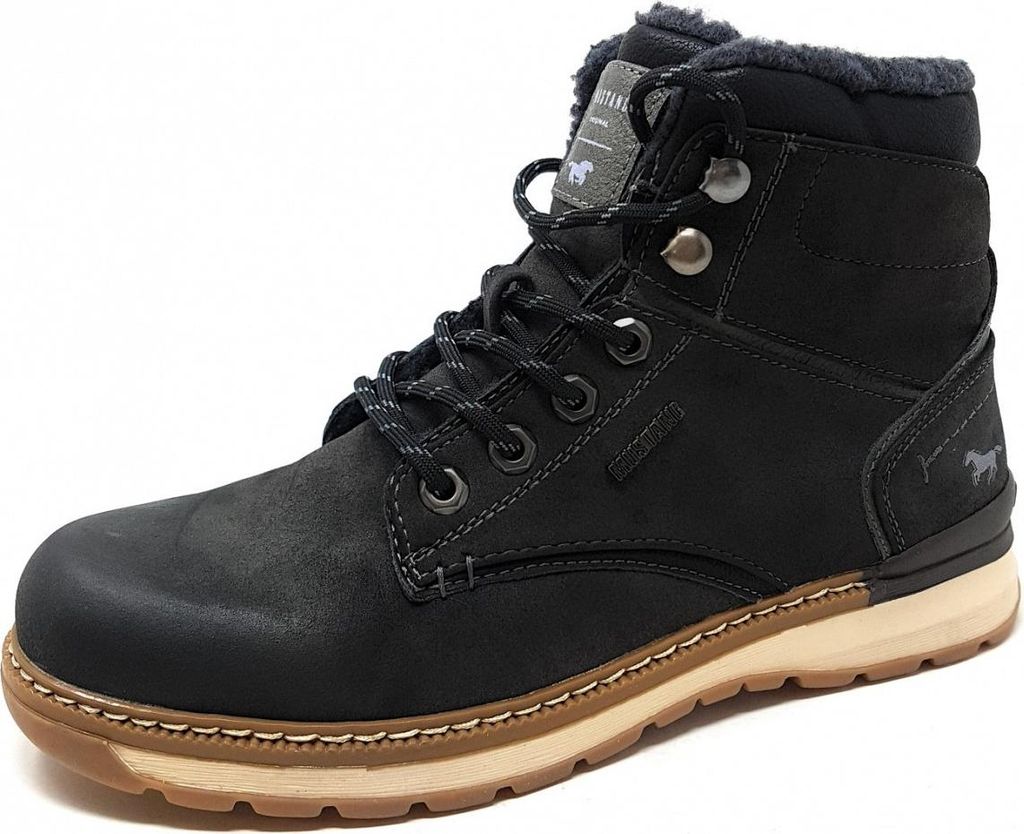 Mustang Mustang Schnürstiefel Grau