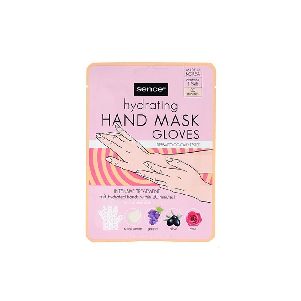 5x Sence Handmaske Handschuhe Feuchtigkeit – hydrierende Produktbild 