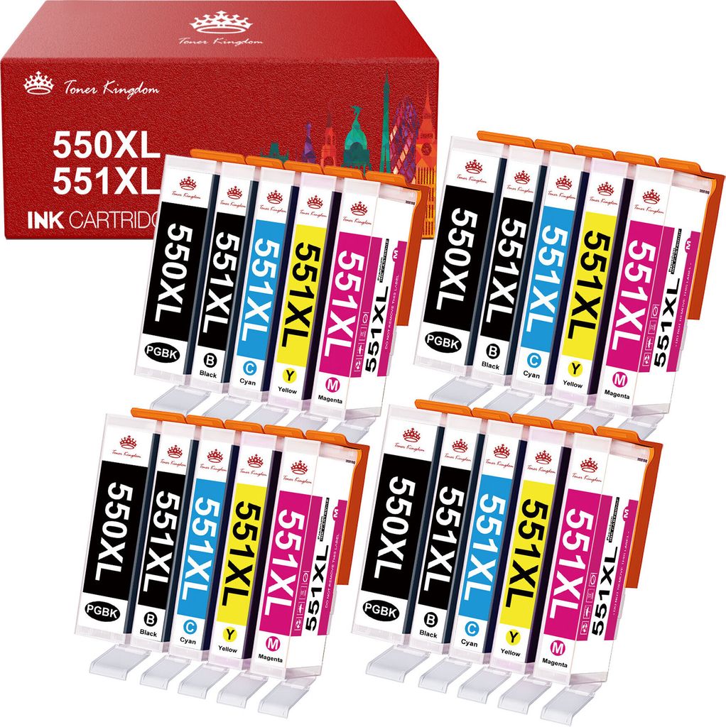 【20er-PACK】 Kompatibel Tintenpatronen für Canon PGI 550XL Produktbild 