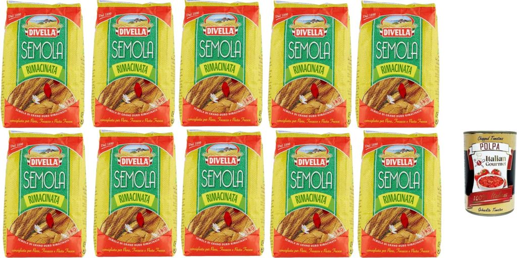 Divella Semola Rimacinata Hartweizenmehl für Pasta & Pizza Produktbild 
