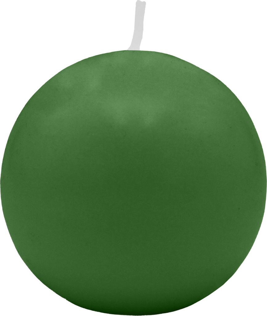 Kugelkerzen Green Ø 100 mm, 4 Stück
