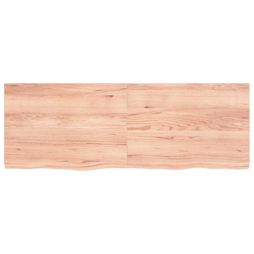 Piano tavolo vidaXL marrone chiaro 140x50x(2-4) cm in Immagine del prodotto 