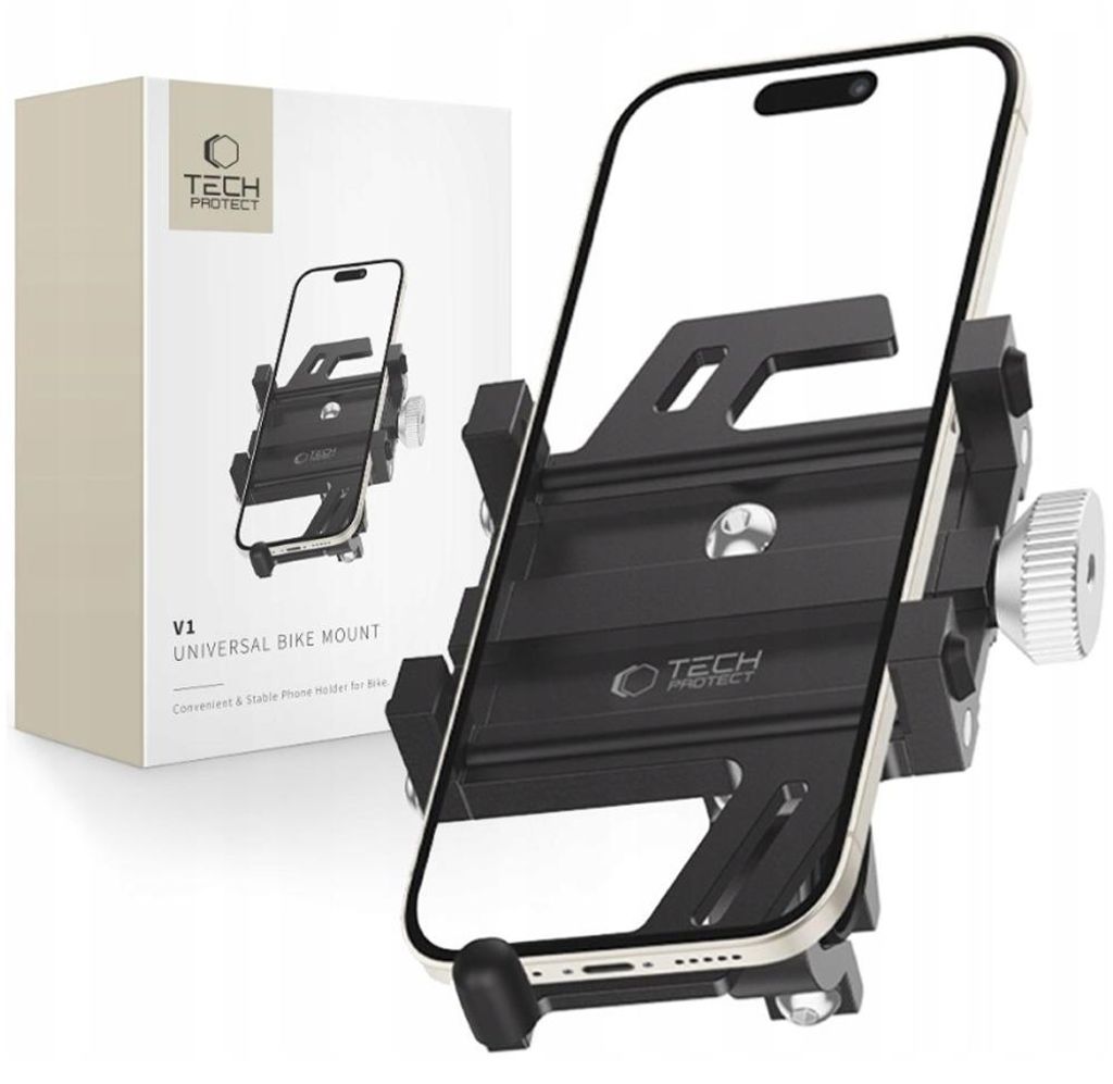 Tech-Protect V1 Supporto universale per bicicletta nero Immagine del prodotto 