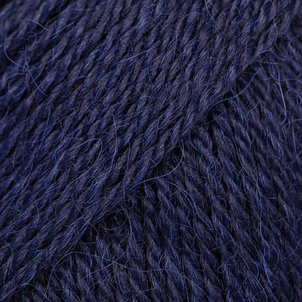 DROPS Alpaca Wolle 9047 Azurit Uni - 100% Superfeine Alpaka, Weich & Langhaltend, Peru