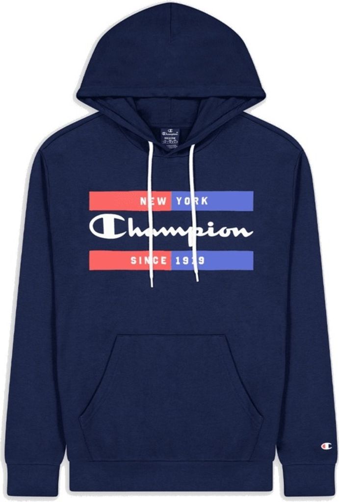 Champion Comfort Graphic Pullover Hoodie, Blau S