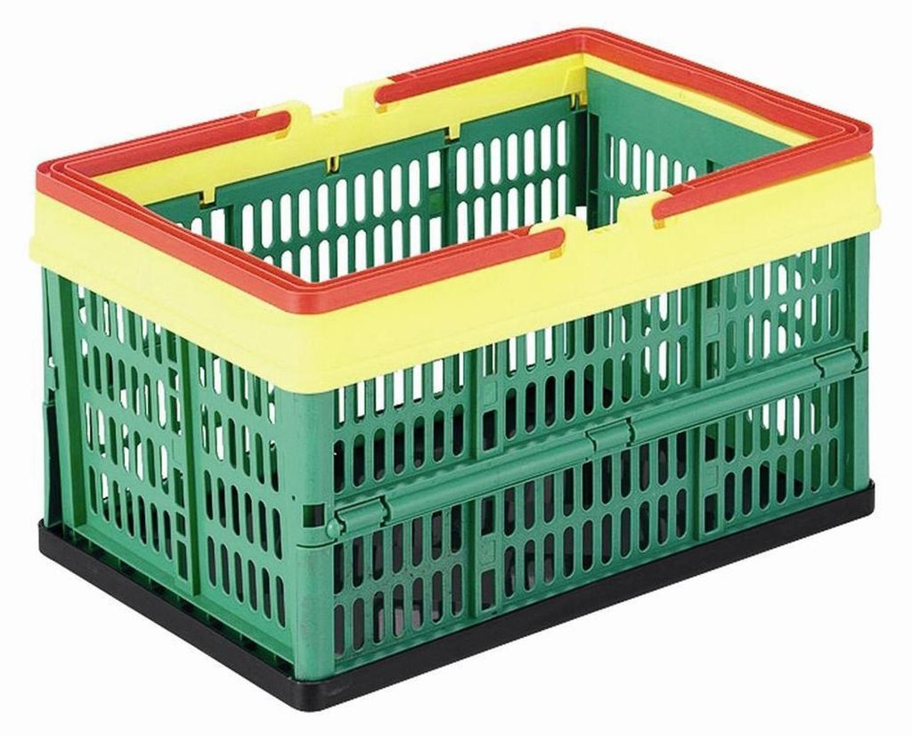 Panier à provisions pliable 16 l avec anse Image du produit 