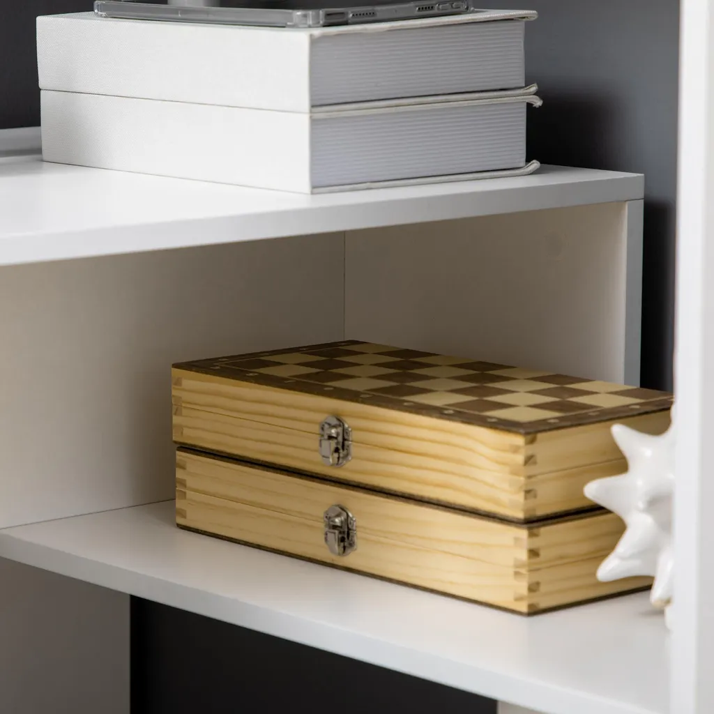 Bureau d'angle compact blanc 120cm : solution gain de place et rangement - 10