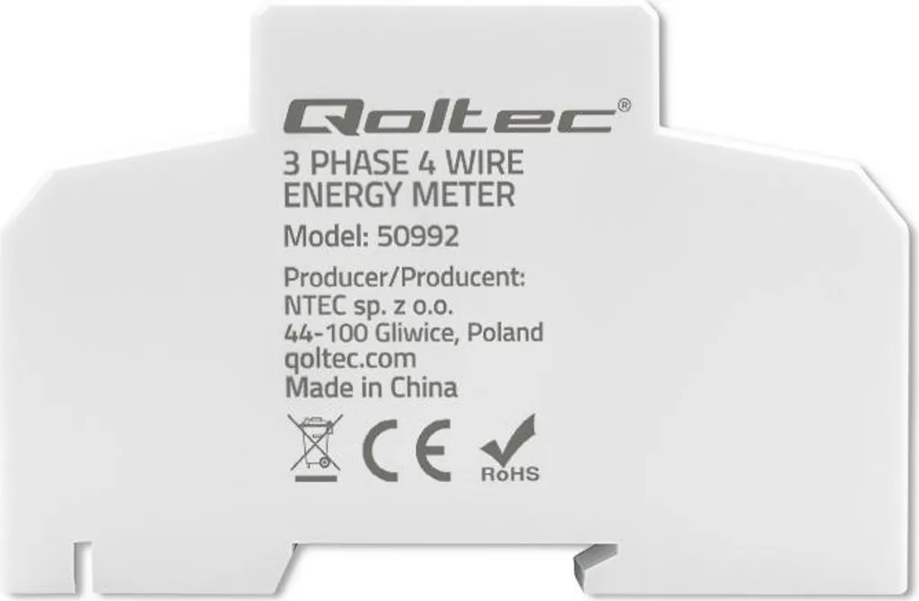 Compteur d'énergie électronique 100A triphasé avec affichage LCD 4P - 11