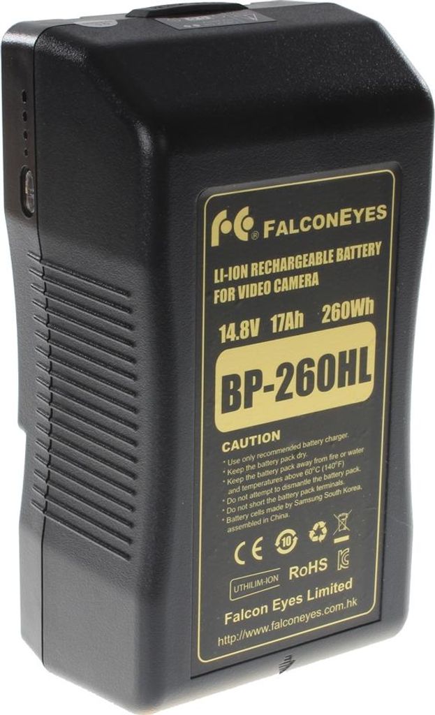 Falcon Eyes V-Mount Batterie 260WH 14,8 V 17500mah
