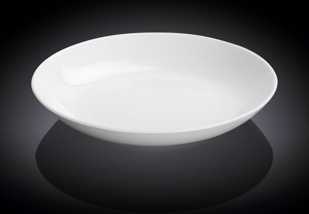 Assiette creuse Wilmax 23 cm en porcelaine, blanche Image du produit 