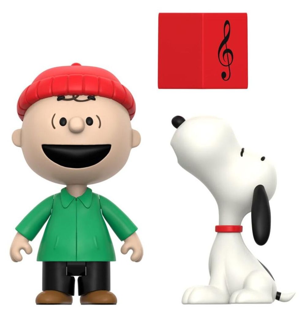 Peanuts ReAction Actionfiguren 2er-Pack Charlie Brown and Snoopy (Caroling) 10 cm