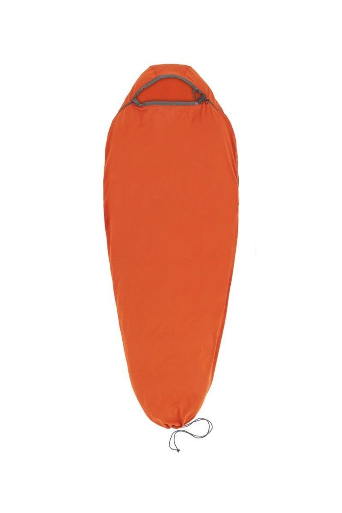 Reactor Fleece Sleeping Bag Liner - Mummy w/ Drawcord Standard rot - picante red