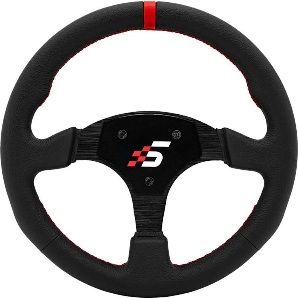 Volant GT 330mm en Cuir pour Simulateur de Course et Setup SimRacing
