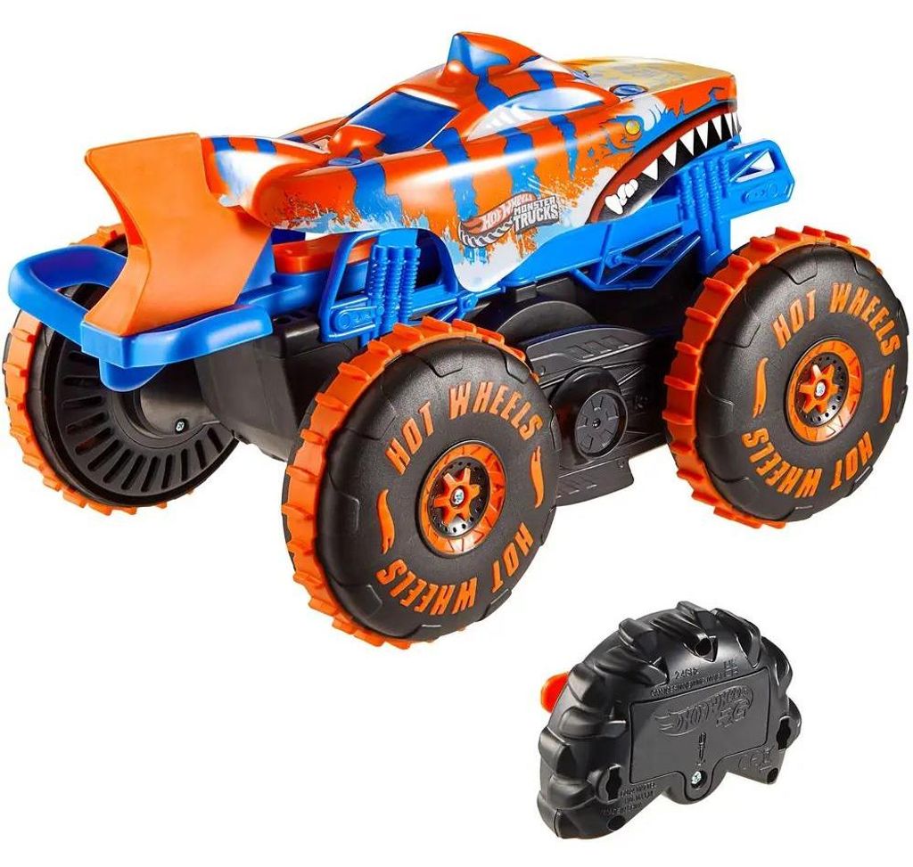 Hot Wheels RC Monster trucks Tiger shark crawler JFR39 TV Image du produit 