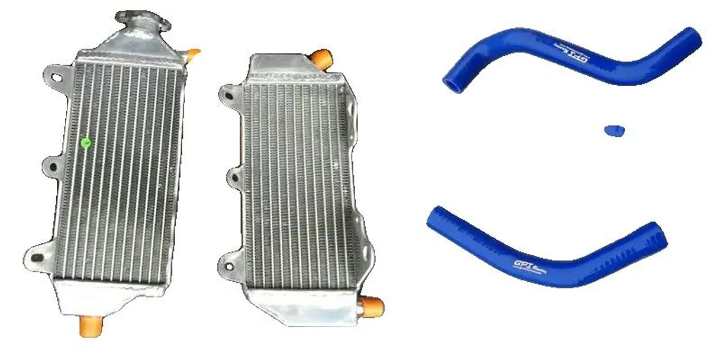 Radiateur et tuyaux de refroidissement haute performance bleu - Pack XL
