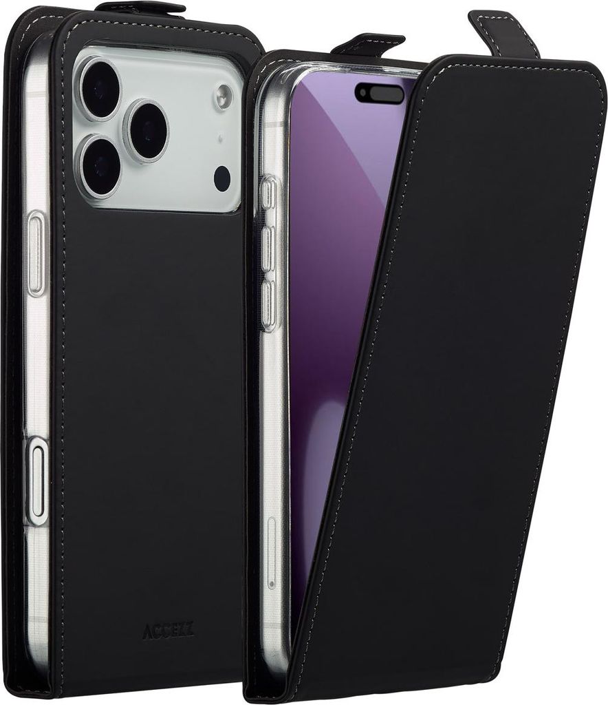 Etui Accezz Flip dla Apple iPhone 17 Pro Max - Czarny Zdjęcie produktu 