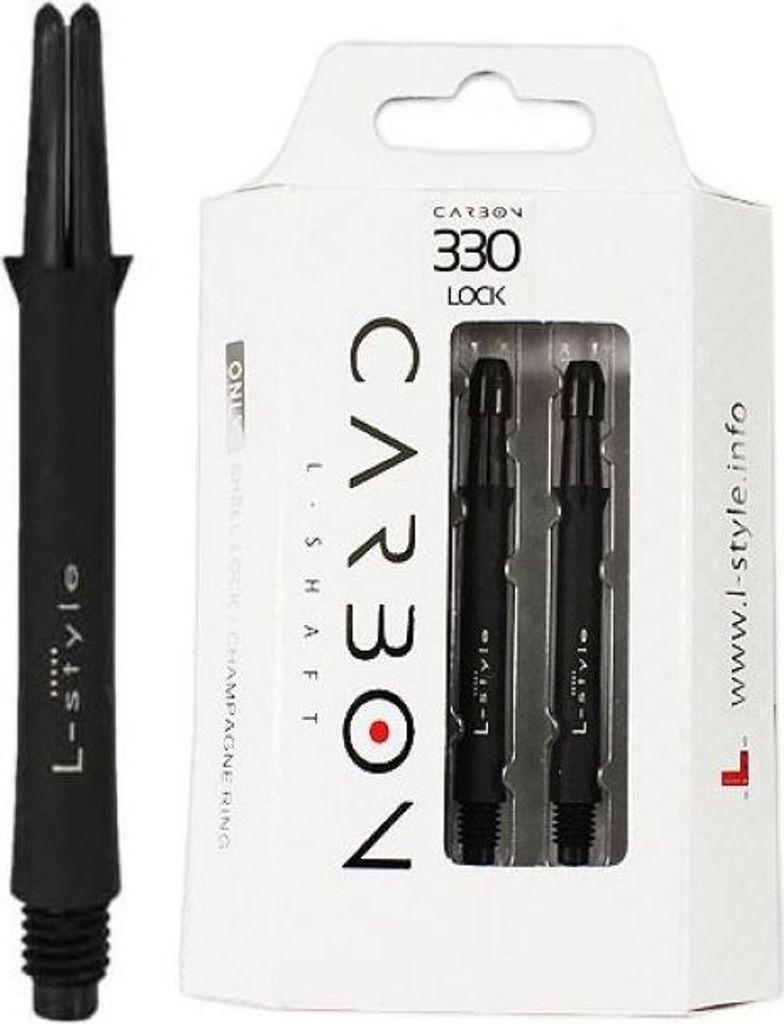 L-Style L Shafts Carbon Straight Locked Black medium 330 Schäfte