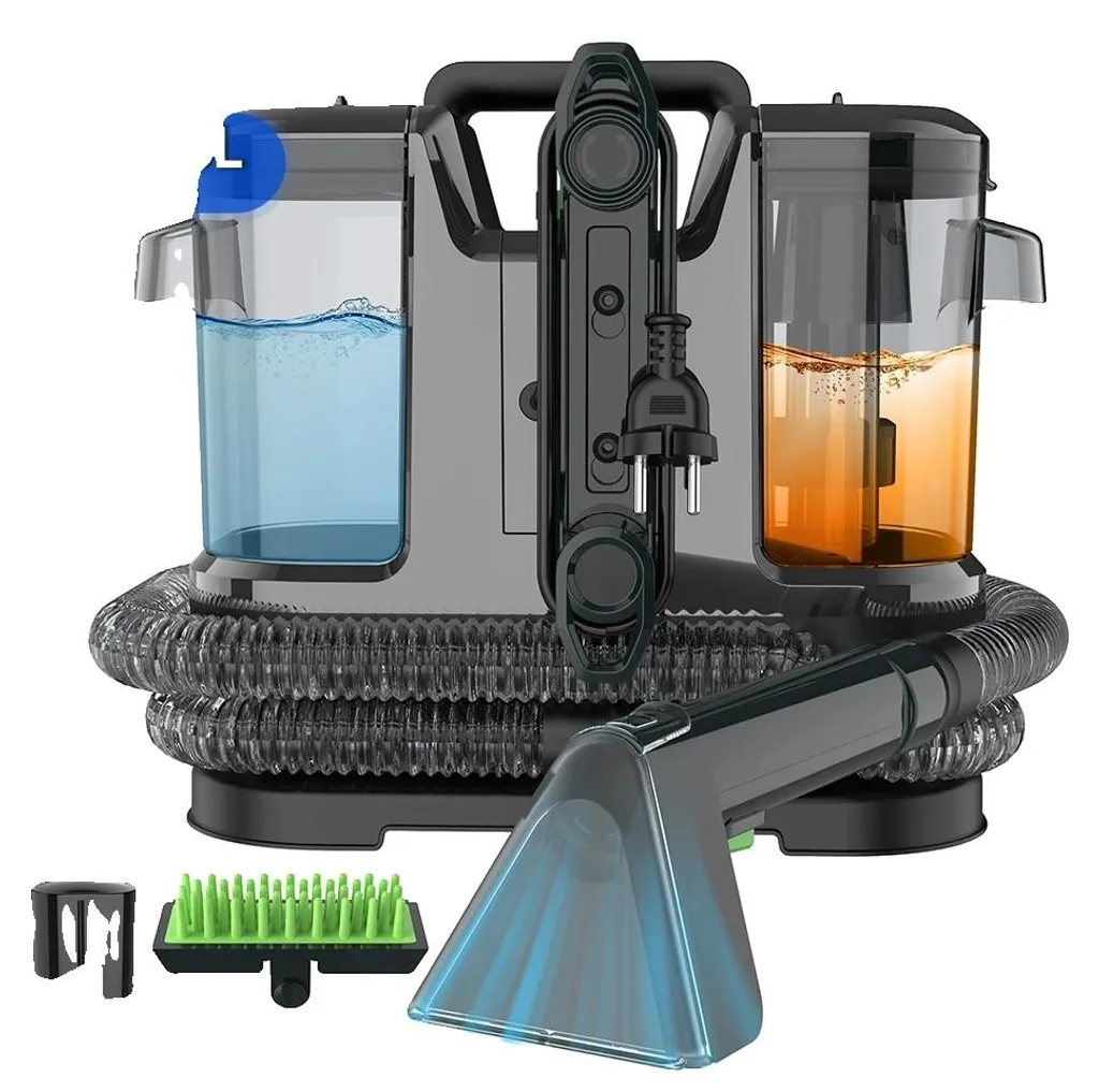 Shampouineuse portable pour tapis et canapés multifonctions 450W noir