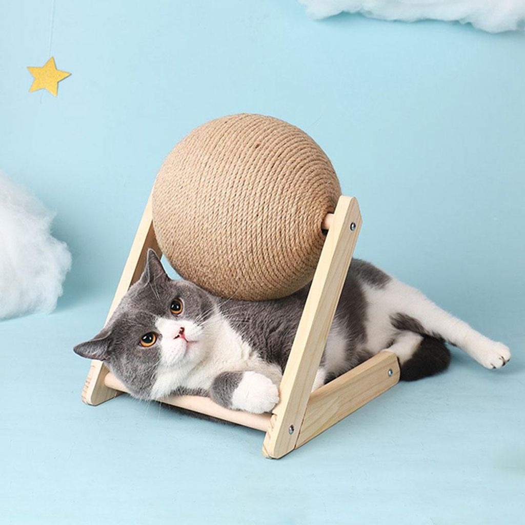 Livingandhome Kratzball Kratzspielzeug für Katzen Produktbild 
