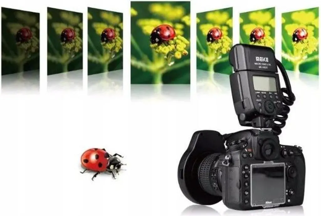 Flash Macro Meike MK-14EXT-N avec Écran LCD et Mode TTL pour Nikon