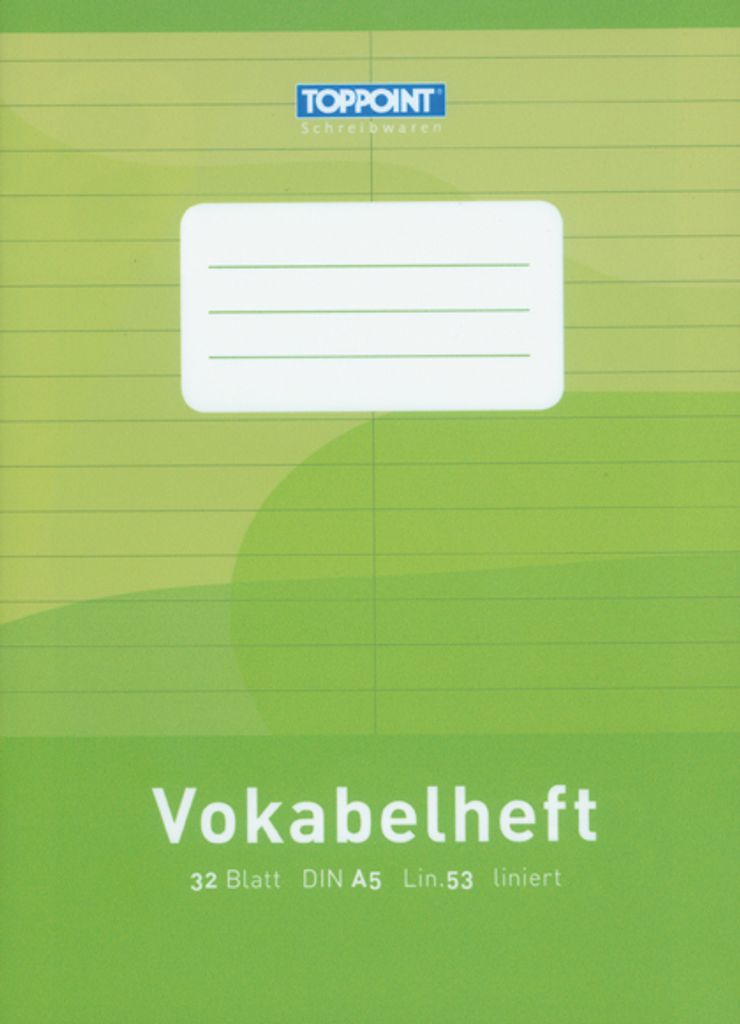 Vokabelheft liniert DIN A5 Lineatur 53 Produktbild 