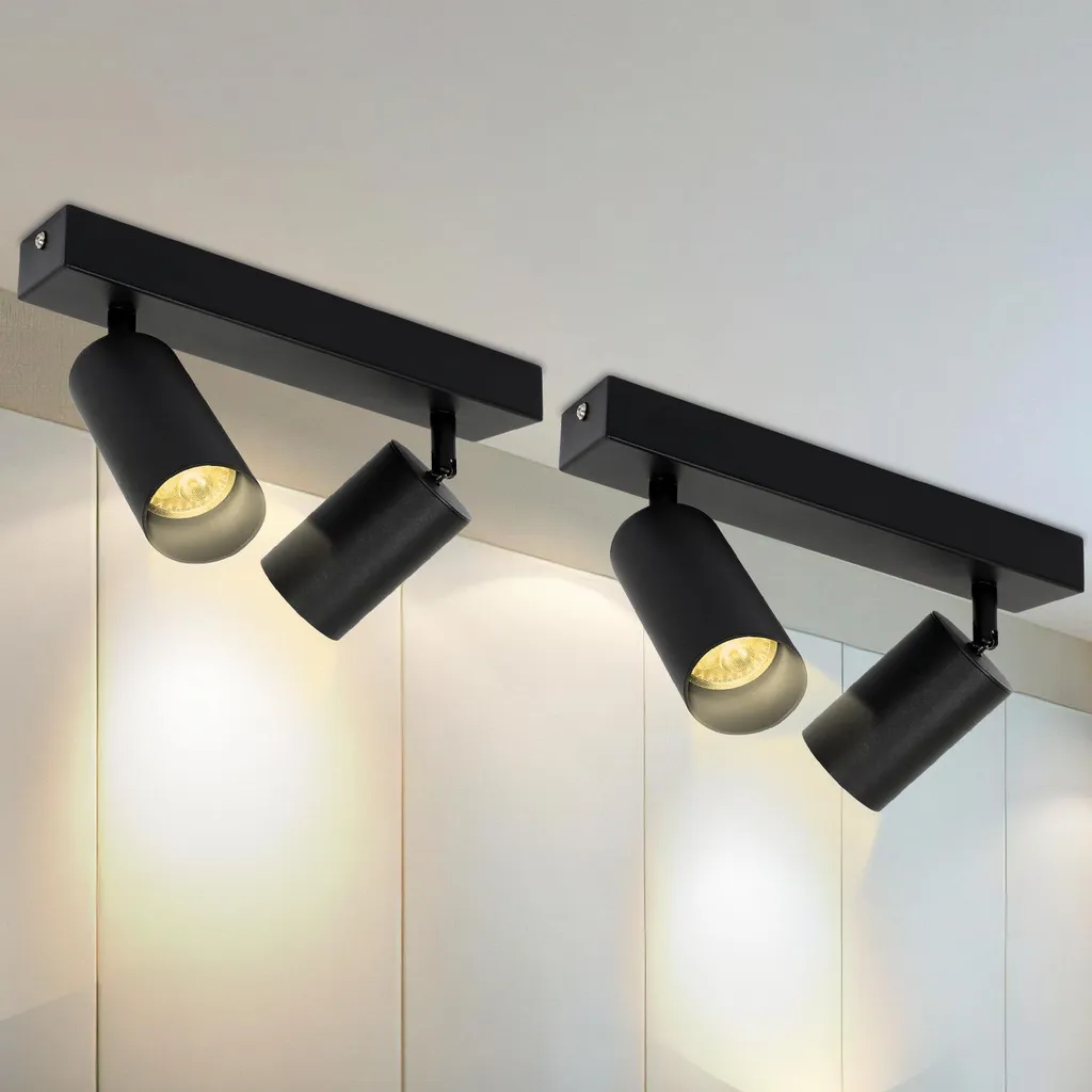Spot de plafond orientable noir GU10 : finissez-en avec les zones d'ombre