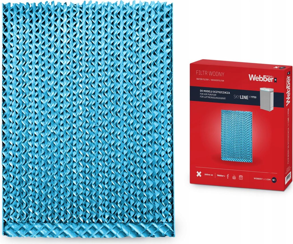 Wasserfilter für den Luftreiniger Webber AP9750 SMART HEPA 13 PRO