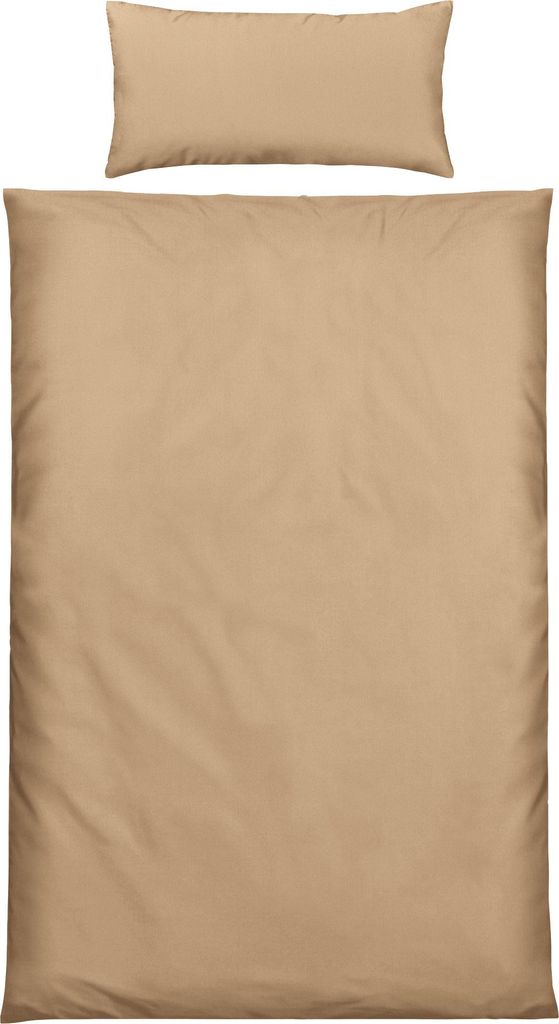 Erwin Müller Bettwäsche Günzburg" beige 1x 135x200 cm + 1x 40x80 cm"