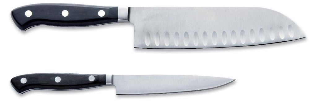 Friedr. Dick Premier Plus Eurasia Messerset 2-teilig geschmiedet Santoku 18 cm Officemesser 12 cm