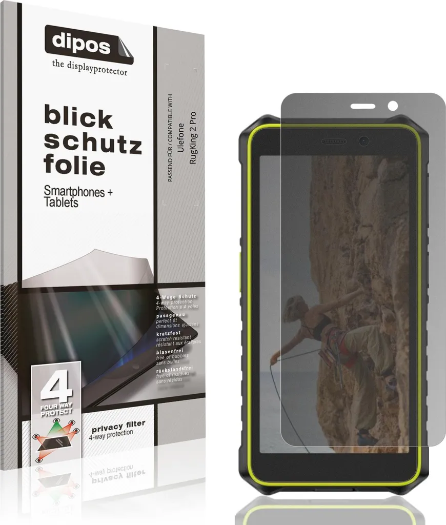 Pellicola Protettiva Vista 4 Modi Ulefone RugKing 2 Pro Privacy
